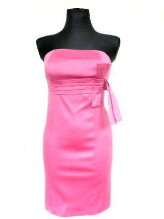 puzdrové šaty s mašľou