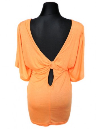 tunikové šaty s motýľom